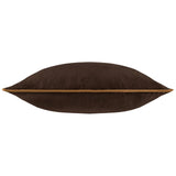 Meridian Velvet Cushion Cover Chocolate/Caramel - image 3