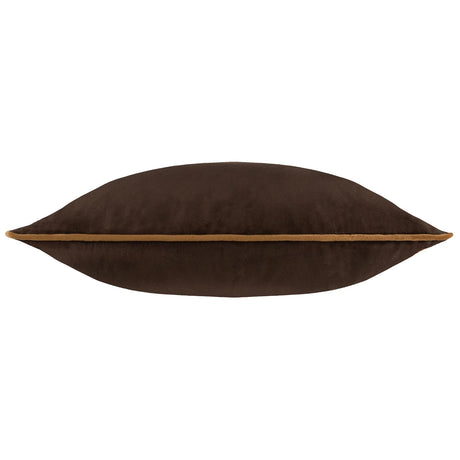 Meridian Velvet Cushion Cover Chocolate/Caramel - image 3