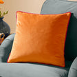 Meridian Velvet Cushion Cover Clementine/Hot Pink 45 x 45cm - image 1