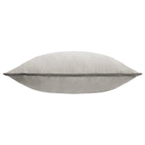 Meridian Velvet Cushion Cover Dove/Charcoal 45 x 45cm - image 3