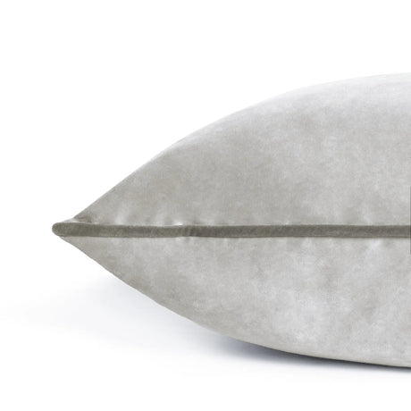 Meridian Velvet Cushion Cover Dove/Charcoal 45 x 45cm - image 4