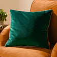 Meridian Velvet Cushion Cover Emerald/Blush 45 x 45cm - image 1
