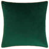 Meridian Velvet Cushion Cover Emerald/Blush 45 x 45cm - image 2