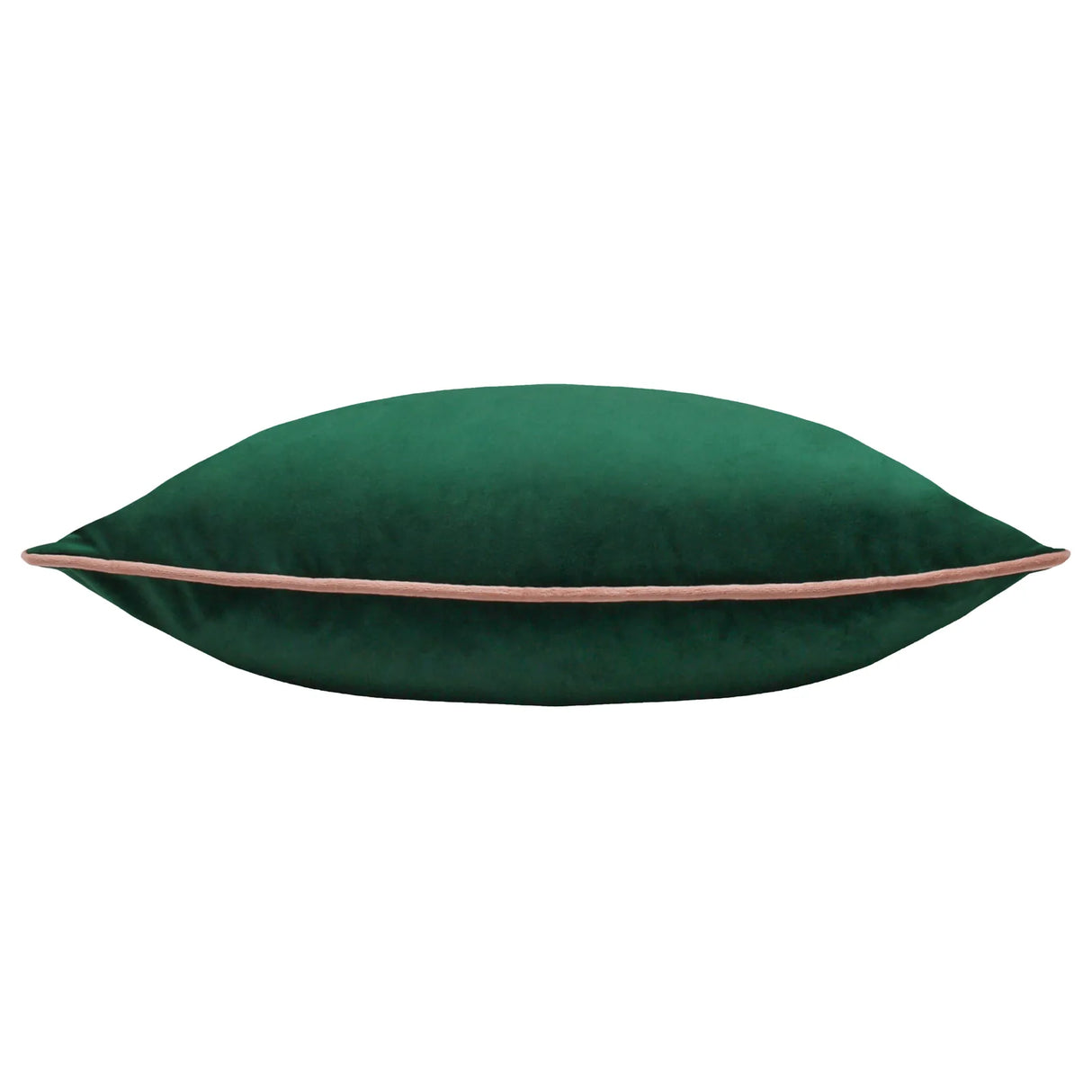Meridian Velvet Cushion Cover Emerald/Blush 45 x 45cm - image 3