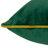 Meridian Velvet Cushion Cover Emerald/Moss 45 x 45cm - image 4