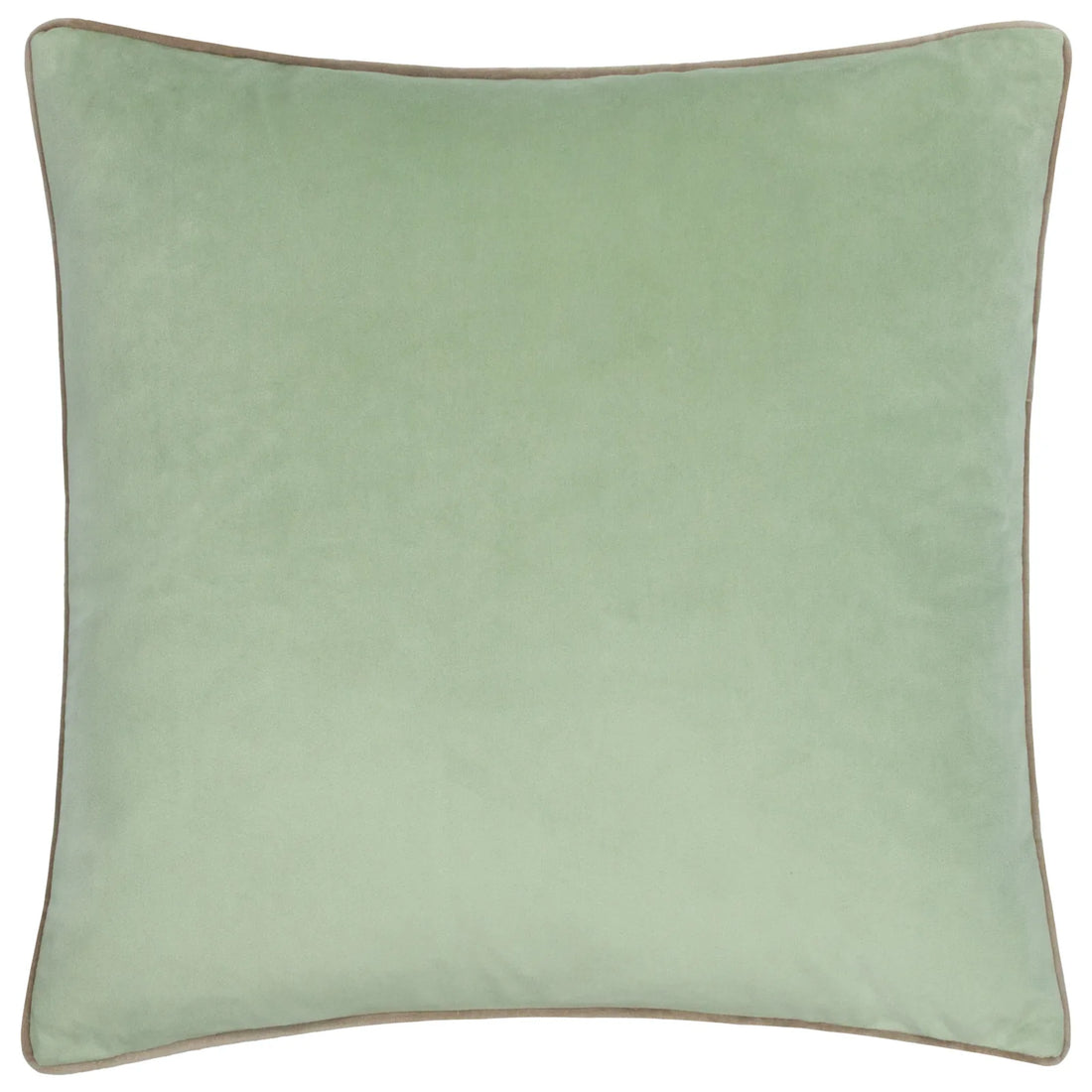 Meridian Velvet Cushion Cover Eucalyptus/Natural