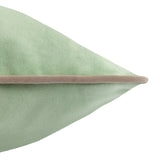 Meridian Velvet Cushion Cover Eucalyptus/Natural - image 4
