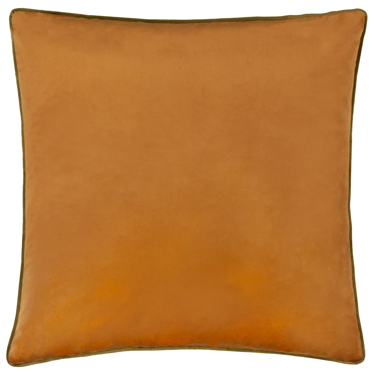 Meridian Velvet Cushion Cover Ginger/Olive - image 2
