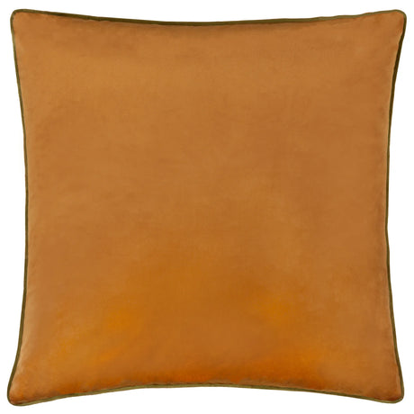 Meridian Velvet Cushion Cover Ginger/Olive - image 2