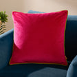 Meridian Velvet Cushion Cover Hot Pink/Lime 45 x 45cm - image 1
