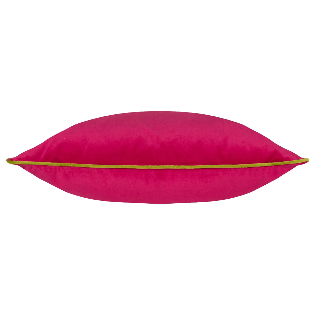 Meridian Velvet Cushion Cover Hot Pink/Lime 45 x 45cm - image 3