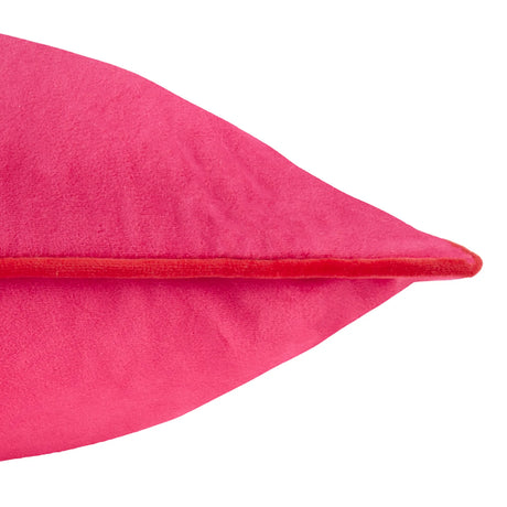 Meridian Velvet Cushion Cover Hot Pink/Red 45 x 45cm - image 4