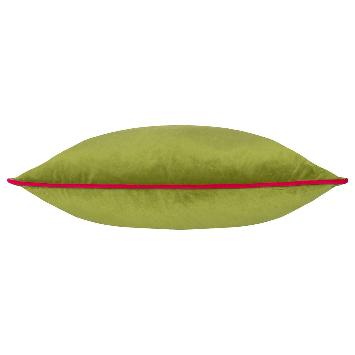 Meridian Velvet Cushion Cover Lime/Hot Pink 45 x 45cm - image 3