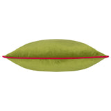 Meridian Velvet Cushion Cover Lime/Hot Pink 45 x 45cm - image 3