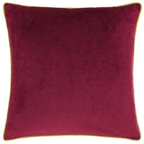 Meridian Velvet Cushion Cover Maroon/Moss 45 x 45cm - image 2