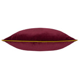 Meridian Velvet Cushion Cover Maroon/Moss 45 x 45cm - image 3