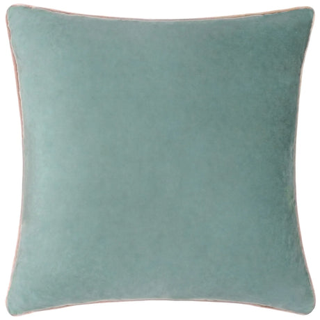 Meridian Velvet Cushion Cover Mineral/Blush 45 x 45cm - image 2