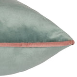 Meridian Velvet Cushion Cover Mineral/Blush 45 x 45cm - image 4