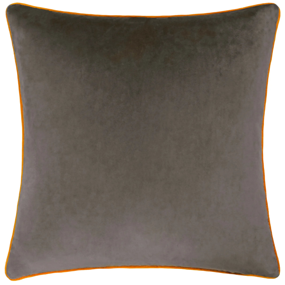 Meridian Velvet Cushion Cover Mocha/Pumpkin 45 x 45cm - image 2