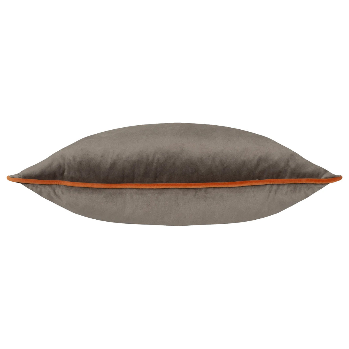 Meridian Velvet Cushion Cover Mocha/Pumpkin 45 x 45cm - image 3