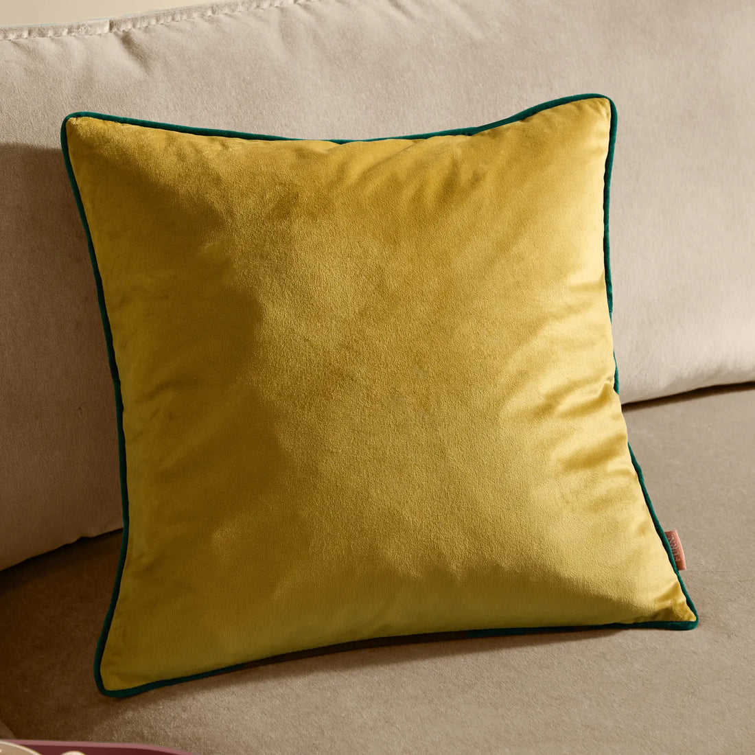 Meridian Velvet Cushion Cover Moss/Emerald 45 x 45cm