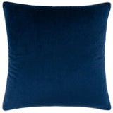 Meridian Velvet Cushion Cover Navy/Silver 45 x 45cm - image 2