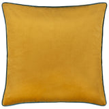 Meridian Velvet Cushion Cover Ochre/Teal - image 2