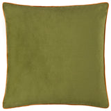 Meridian Velvet Cushion Cover Olive/Ginger - image 2