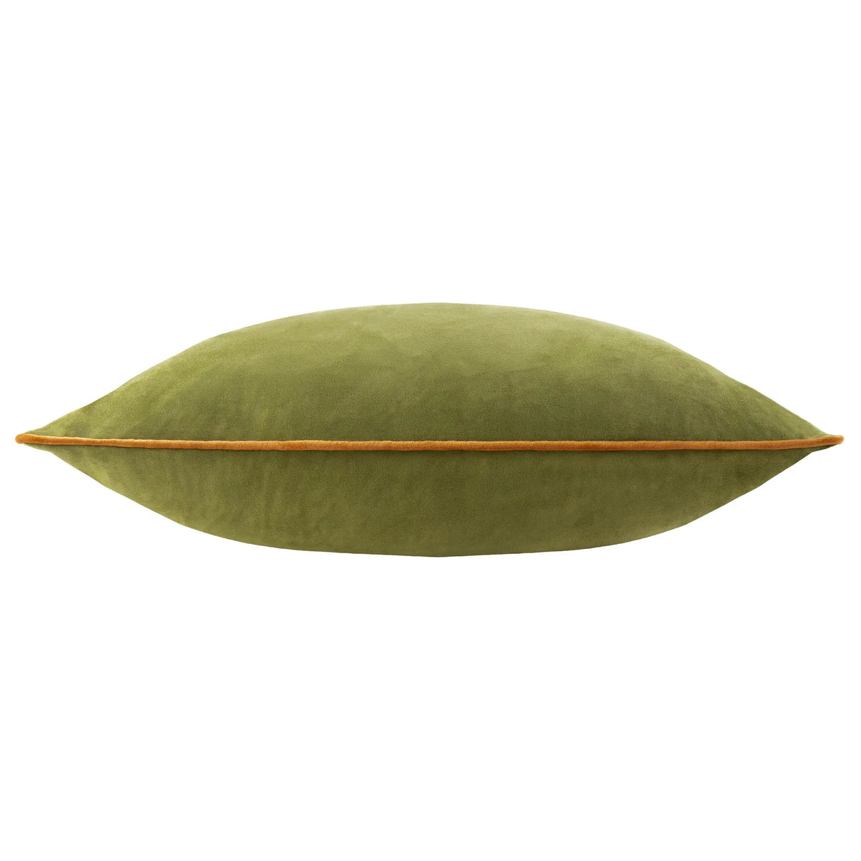Meridian Velvet Cushion Cover Olive/Ginger - image 3