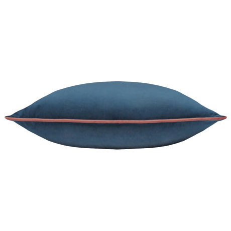 Meridian Velvet Cushion Cover Petrol/Blush 45 x 45cm - image 3