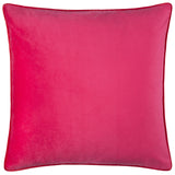 Meridian Velvet Cushion Cover Pink/Red 55 x 55cm - image 2