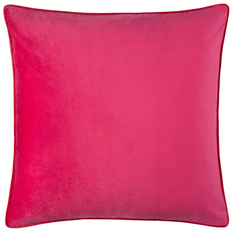 Meridian Velvet Cushion Cover Pink/Red 55 x 55cm - image 2