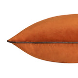 Meridian Velvet Cushion Cover Pumpkin/Mocha 45 x 45cm - image 4