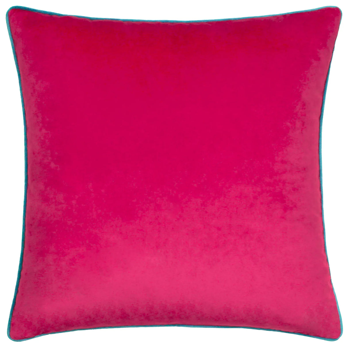 Meridian Velvet Cushion Cover Raspberry/Teal 45 x 45cm - image 2