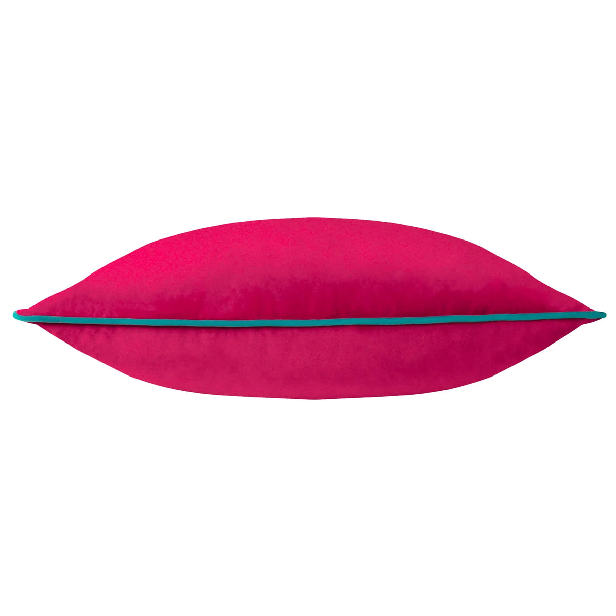 Meridian Velvet Cushion Cover Raspberry/Teal 45 x 45cm - image 3