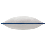 Meridian Velvet Cushion Cover Silver/Navy 45 x 45cm - image 3