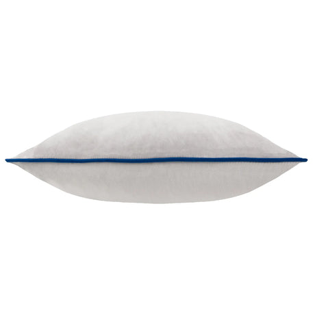 Meridian Velvet Cushion Cover Silver/Navy 45 x 45cm - image 3