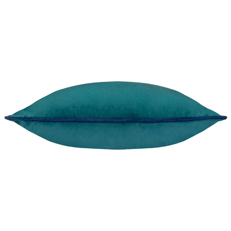 Meridian Velvet Cushion Cover Teal/Navy 45 x 45cm - image 3
