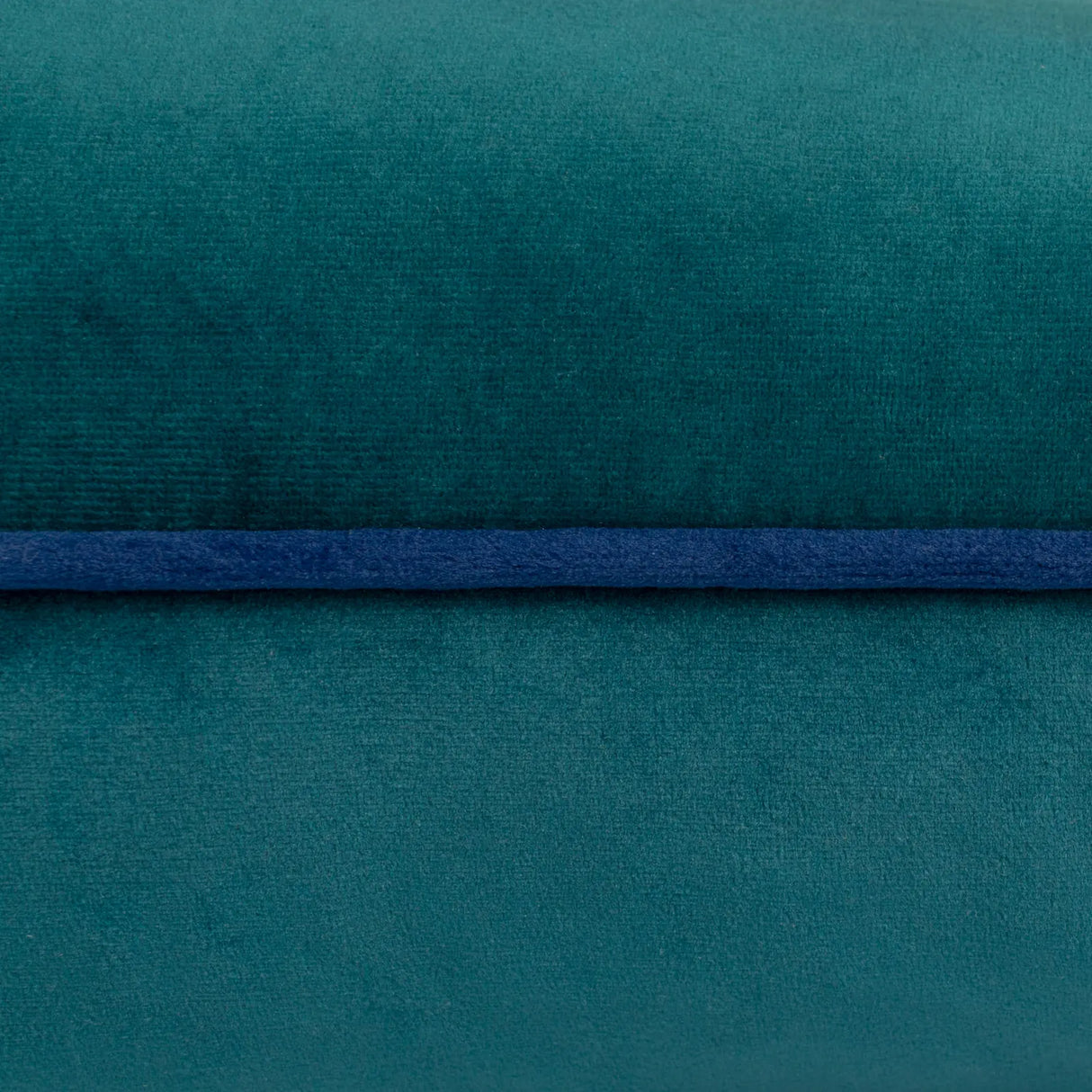 Meridian Velvet Cushion Cover Teal/Navy 45 x 45cm - image 4