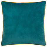 Meridian Velvet Cushion Cover Teal/Ochre - image 2