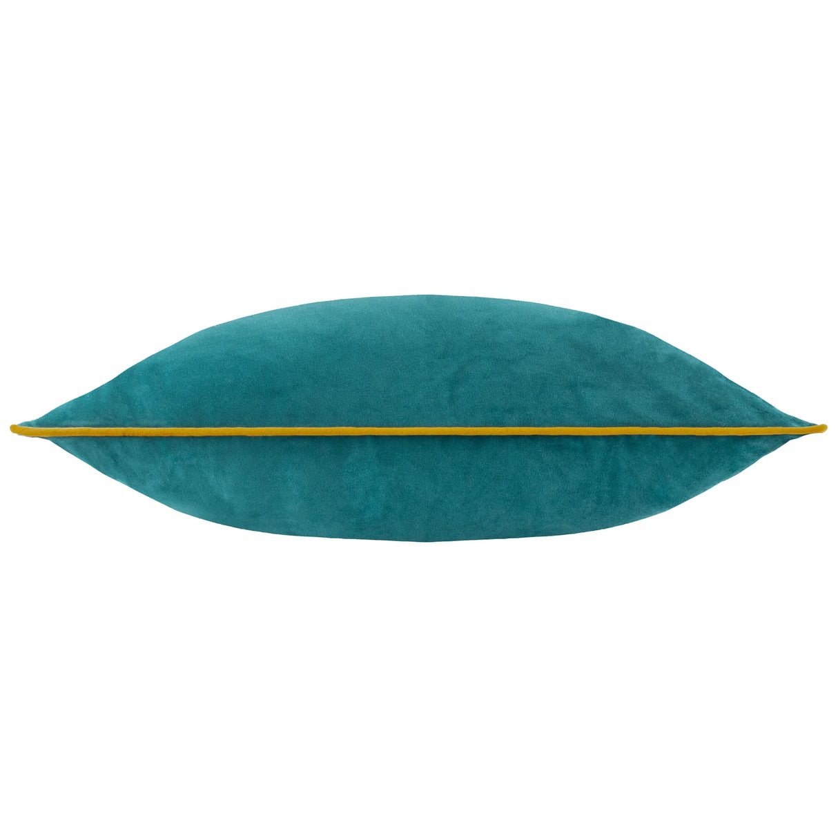 Meridian Velvet Cushion Cover Teal/Ochre - image 3