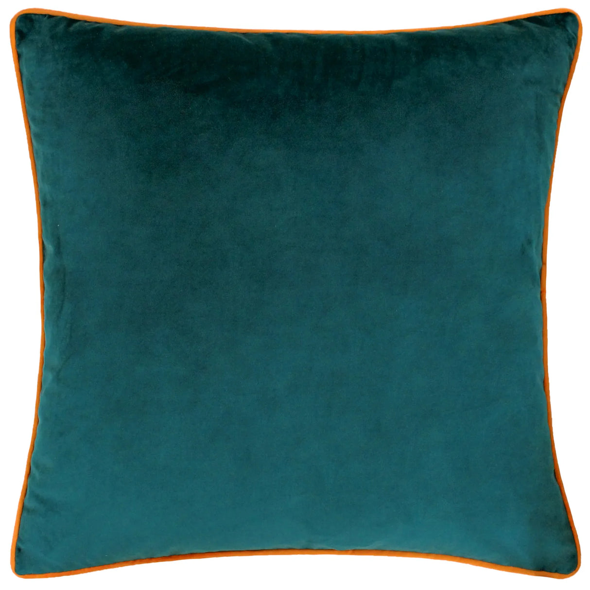 Meridian Velvet Cushion Cover Teal/Tiger 45 x 45cm - image 2