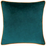 Meridian Velvet Cushion Cover Teal/Tiger 45 x 45cm - image 2