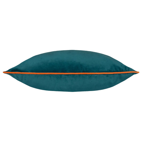 Meridian Velvet Cushion Cover Teal/Tiger 45 x 45cm - image 3