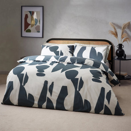Meta Abstract Rich Dusk Cotton Duvet Cover Bedding Set - additional product view 1