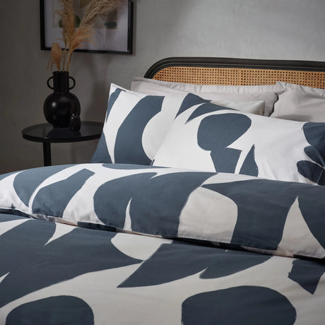 Meta Abstract Rich Dusk Cotton Duvet Cover Bedding Set - additional product view 2