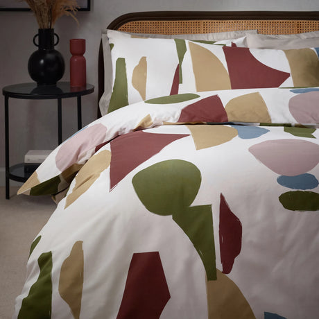 Meta Abstract Rich Cotton Duvet Cover Bedding Set - additional product view 1