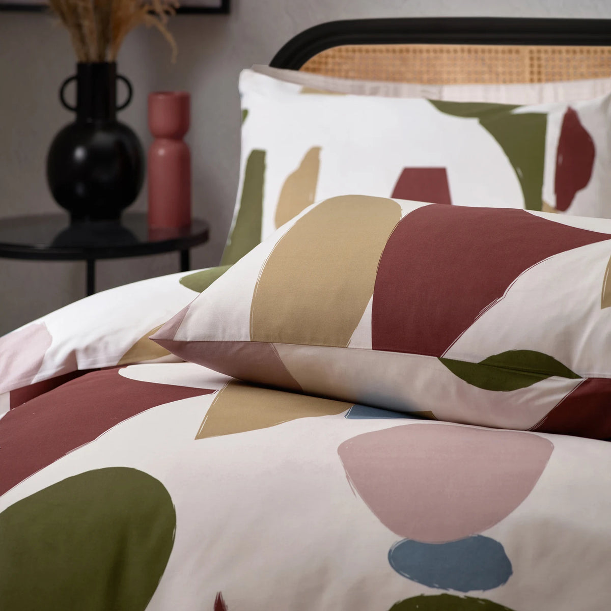 Meta Abstract Rich Cotton Duvet Cover Bedding Set - additional product view 2