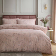 Metallic Leaf Pink Easy Care Duvet Cover Set - main product image