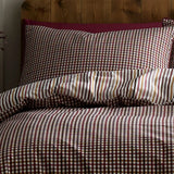 Micro Check Berry 100% Cotton Duvet Cover Set - product image 2